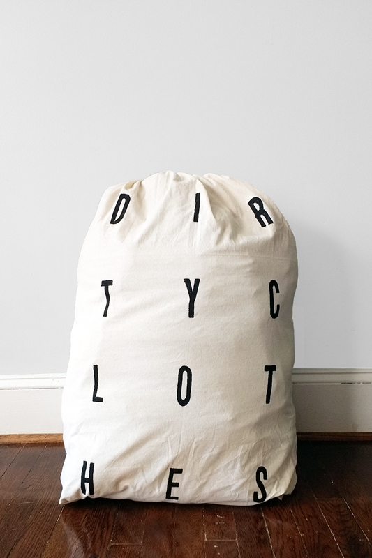 DIY Scramble Laundry Bag