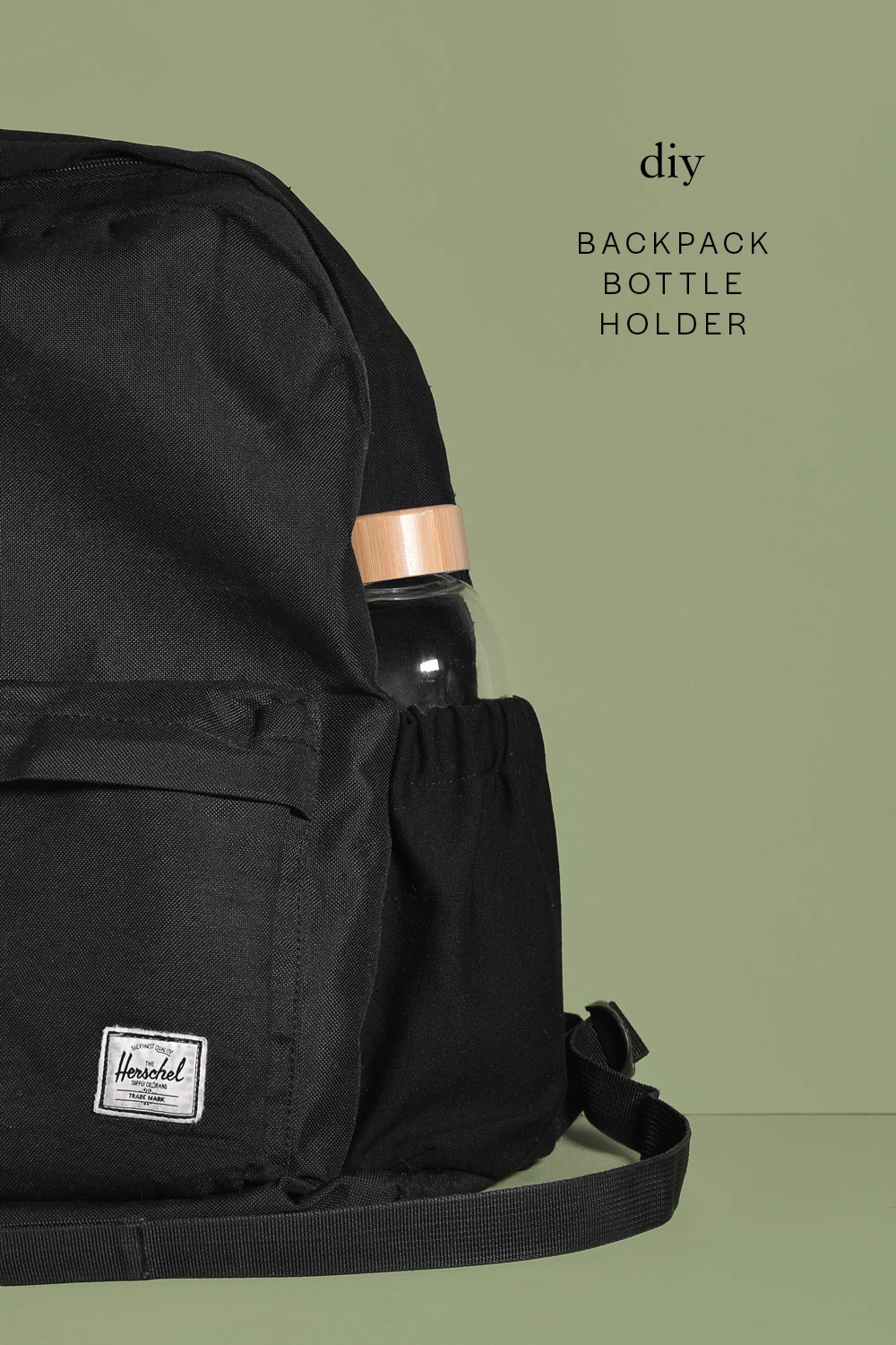 Water Bottle Holder for Backpack 